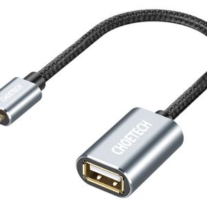 کابل تبدیل او‌تی‌جی میکرو یو‌اس‌بی به یو‌اس‌بی چویتک CHOETECH OTG Micro USB To USB 2.0 Cable AB0013