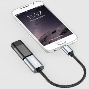 کابل تبدیل او‌تی‌جی میکرو یو‌اس‌بی به یو‌اس‌بی چویتک CHOETECH OTG Micro USB To USB 2.0 Cable AB0013