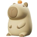 چراغ خواب رومیزی سیلیکونی شارژی New Capibara Silicone Night Light Sleeping DS-CPBR-01