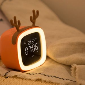 ساعت زنگ‌دار رومیزی دیجیتال Cute digital study alarm clock BD-AC-02