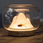 چراغ خواب فانتزی رومیزی شارژی Warm Mountain Lamp Simple Night Light Small Warm Lamp Creative