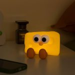 چراغ خواب سیلیکونی فانتزی رومیزی شارژی Cheese night light rechargeable silicone bedroom sleep L54