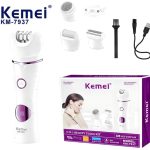 اپیلاتور 5 کاره شارژی کمی Kemei Multifunction Portable Epilator KM-7937