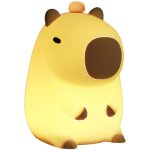 چراغ خواب رومیزی سیلیکونی شارژی New Capibara Silicone Night Light Sleeping DS-CPBR-01