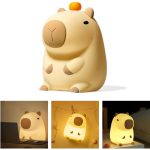 چراغ خواب رومیزی سیلیکونی شارژی New Capibara Silicone Night Light Sleeping DS-CPBR-01