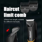 ماشین اصلاح موی بدن شارژی ضدآب کمی Kemei Body Hair Trimmer KM-3208