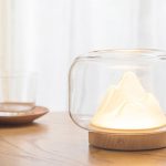 چراغ خواب فانتزی رومیزی شارژی Warm Mountain Lamp Simple Night Light Small Warm Lamp Creative