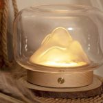 چراغ خواب فانتزی رومیزی شارژی Warm Mountain Lamp Simple Night Light Small Warm Lamp Creative