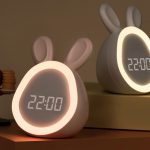 ساعت رومیزی و چراغ خواب فانتزی شاژری Yuanyuantu smart alarm clock C17