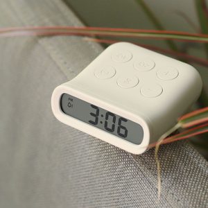 ساعت زنگ‌دار رومیزی چندکاره MUID small alarm clock multi-functional plastic bedroom H-C-05