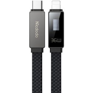 کابل شارژ تایپ سی به لایتنینگ 36 وات 1.2 متری مک دودو Mcdodo CA-496 36W Charging Speed Display Type-C to Lightning Cable 1.2m