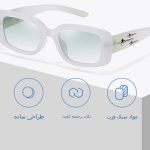 عینک آفتابی زنانه پلاریزه karen bazaar B8205 narrow frame polarized sunglasses