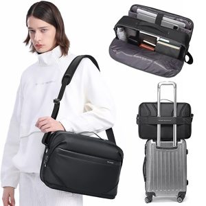 کیف دوشی لپ تاپ 15.6 اینچ و تبلت 10 اینچ طرح چمدان بنج BANGE BG-2849 Large Capacity Business Computer Bag Mens Office Travel