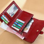 کیف پول و کیف کارت زنانه چرم IOS/Aiguoshi Wallet women's short 2013