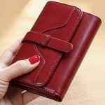 کیف پول و کیف کارت زنانه چرم IOS/Aiguoshi Wallet women's short 2013