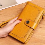 کیف پول چرمی زنانه IOS/Aiguoshi leather Wallet women's new 2046