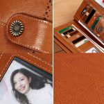 کیف پول چرمی زنانه IOS/Aiguoshi leather Wallet women's new 2046