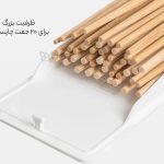 نگهدارنده و استریل کننده هوشمند چاپستیک شیائومی Xiaomi six vertical intelligent sterilizing chopstick holder LSZCA01W