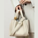 کیف دوشی زنانه چرم با ظرفیت بزرگ women's bag bucket bag autumn and winter single shoulder 4167