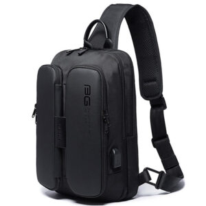 کوله پشتی تک بند یو اس بی دار بنج BANGE BG-7079 Multi-function Men's Crossbody Bag Backpack