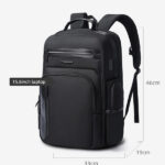 کوله پشتی  ضد آب یو اس بی دار بنج مناسب تبلت و لپ تاپ تا 15.6 اینچ Bange BG-2602 Men Impaled Leather Waterproof Backpack with USB Port