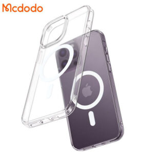 قاب محافظ مگ سيف آیفون 14 پلاس شفاف مک دودو Mcdodo Crystal PC-3091 Apple iPhone 14 Plus Magsafe Case