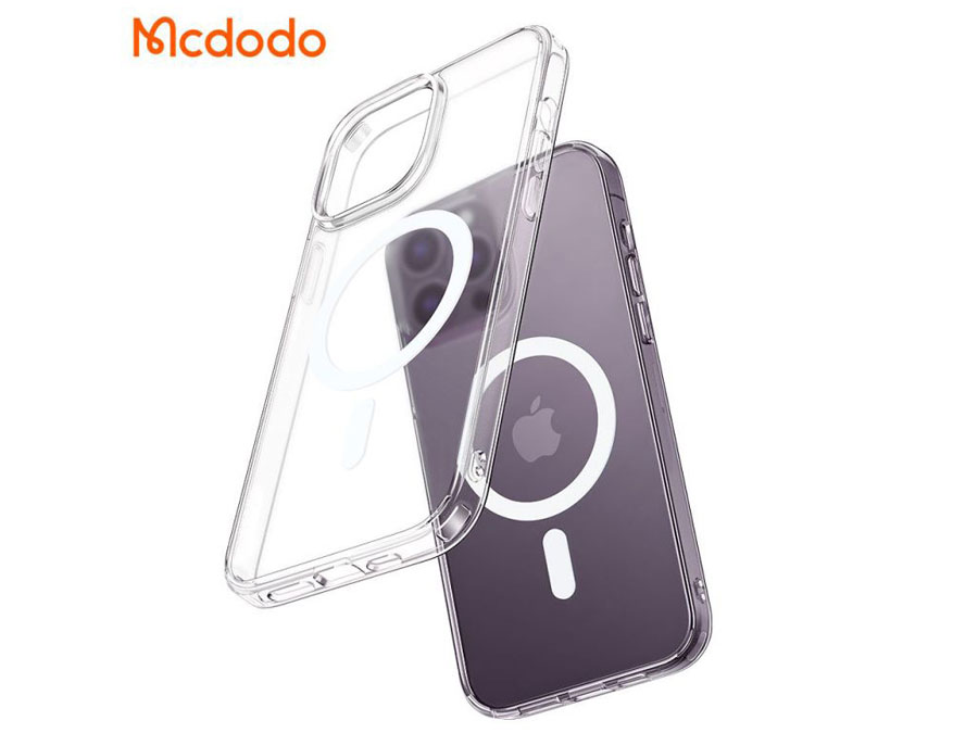 قاب محافظ مگ سيف آیفون 14 پلاس شفاف مک دودو Mcdodo Crystal PC-3091 Apple iPhone 14 Plus Magsafe Case