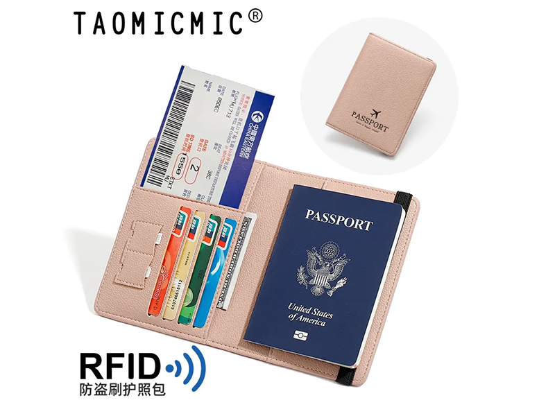 کیف پاسپورت و مدارک کش دار TAOMICMIC Y8643 pu leather purse passport holder wallet