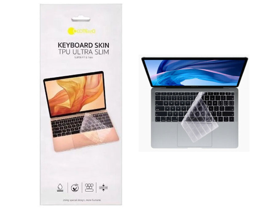 محافظ کیبورد فوق باریک مک بوک ایر کوتتسی Coteetci Keyboard skin Macbook Air 13" 2018 MB1016