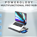 هاب تایپ سی 11 پورت و نگهدارنده لپ تاپ پاورولوژی Powerology Multi-Functional Pro Hub PWPROHUB