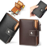 کیف پول و جاکارتی مردانه کوچک سانی ستی SUNICETY S3064 Men's Leather Short Wallet Card Holder