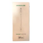 تبدیل لایتنینگ به 3.5 میلی متری صدا یوگرین Ugreen US211 30756 10CM Lightning Male to 3.5mm