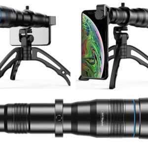 لنز تله زوم 36 برابر اپکسل Apexel 36x Telephoto Zoom Lens with Tripod for Smartphones JS36X