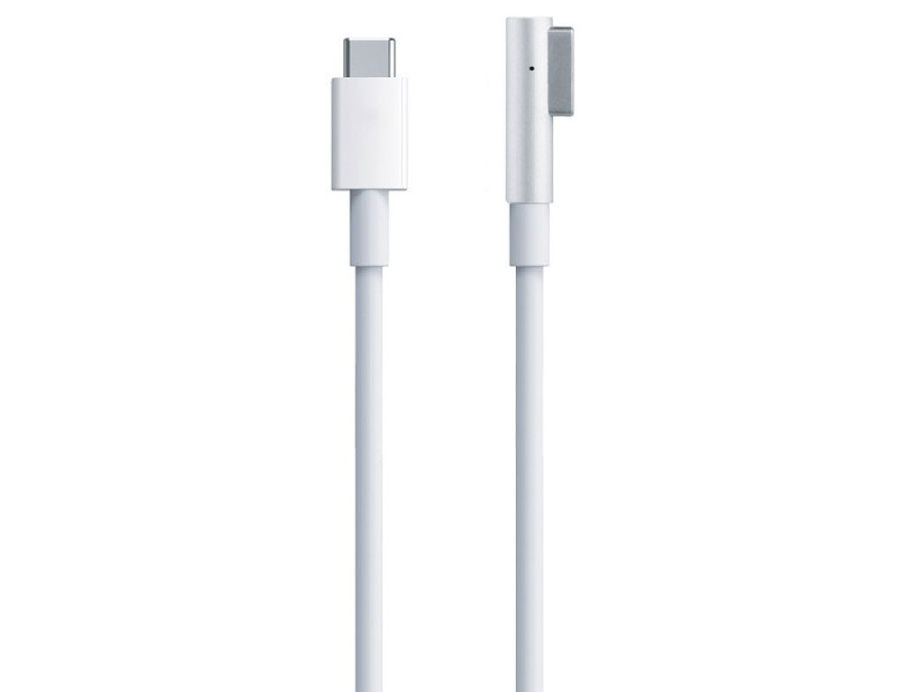 کابل شارژ مغناطیسی مک بوک تایپ سی 100 وات دو متری کوتتسی Coteetci MacBook MagSafe "L" style charging data cable 16001-M1