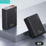 پاوربانک شارژ سریع تایپ سی و یو اس بی 20 وات 10000 یوسامز Usams US-CD192 PD20W 10000mAh Fast Charging Power Bank