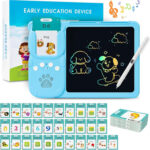 تخته دیجیتال آموزش نقاشی و نوشتن سخنگو Talking Flash Cards, Early Education Machine with LCD Writing Tablet for Toddlers