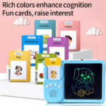 تخته دیجیتال آموزش نقاشی و نوشتن سخنگو Talking Flash Cards, Early Education Machine with LCD Writing Tablet for Toddlers