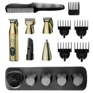 ست ماشین اصلاح موی سر، صورت و بدن شارژی کمی Kemei Professional Men Hair Clipper Trimmer Set KM-5859