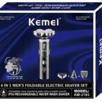 ریش تراش شارژی کمی KEMEI Multifunction Cordless Electric Shaver TXD-KM-2193