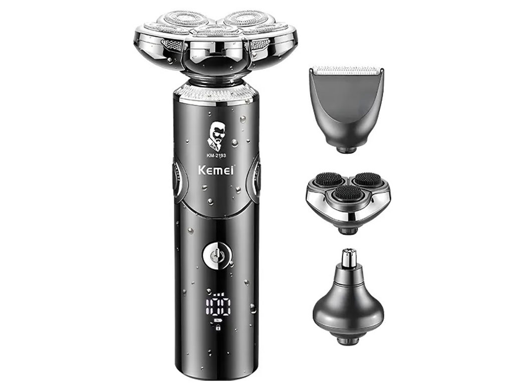 ریش تراش شارژی کمی KEMEI Multifunction Cordless Electric Shaver TXD-KM-2193