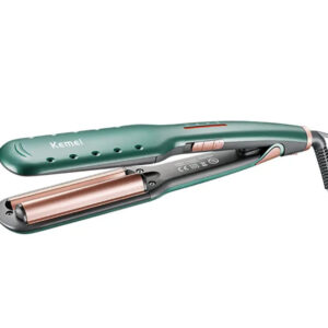 فرکننده و حالت دهنده موی سر حرفه‌ای مسافرتی کمی Kemei Salon Hair Straightener Curling Iron Km-2053