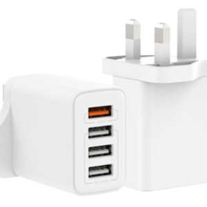 شارژر دیواری 4 پورت یو اس بی 30 وات رسی RECCI RC57U 30W 4 USB PORTS CHARGER