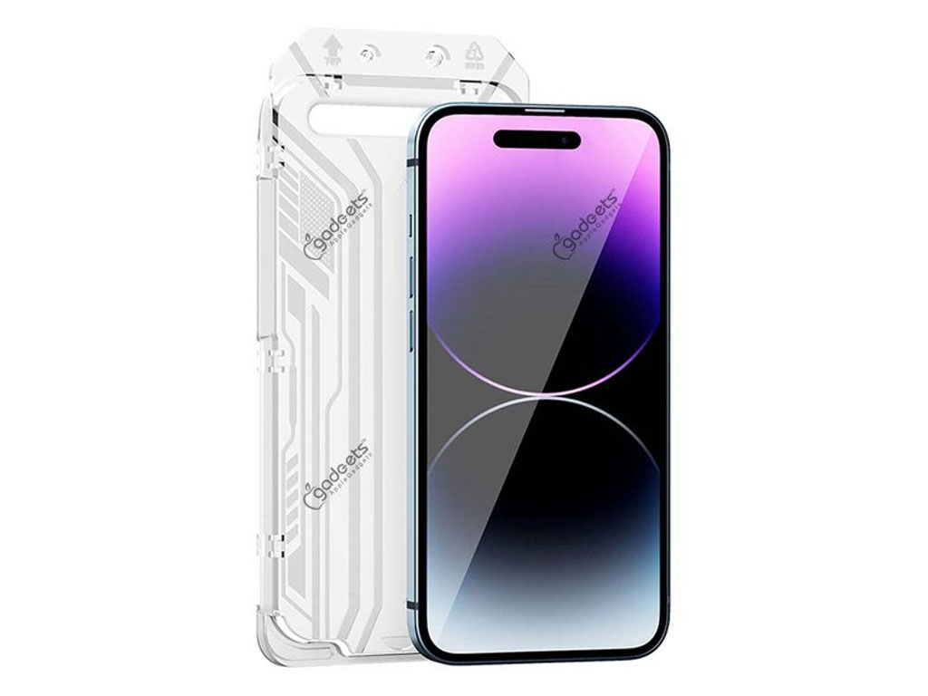 گلس آیفون 15 پرو ویوو همراه با ابزار نصب WiWU Easy instal tempered glass IP15 pro SQ-005